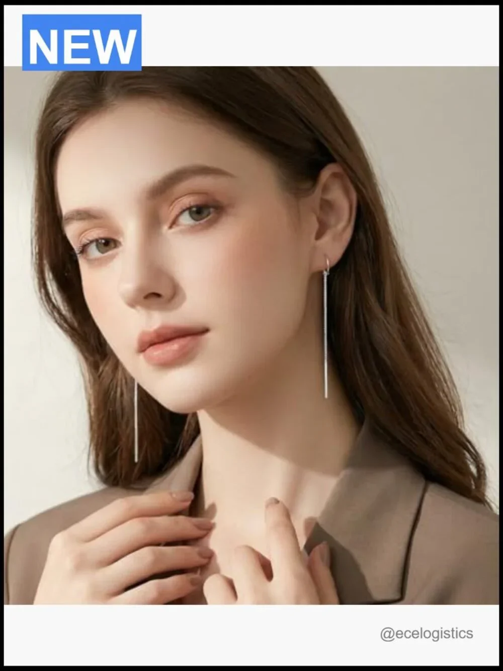925 Sterling Silver Chain Dangle Earrings Tassel Threader for Women Teens Long